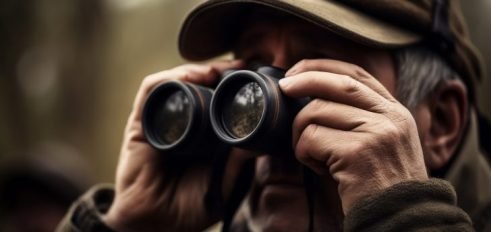 young-adult-exploring-nature-holding-camera-lens-generated-by-ai 1